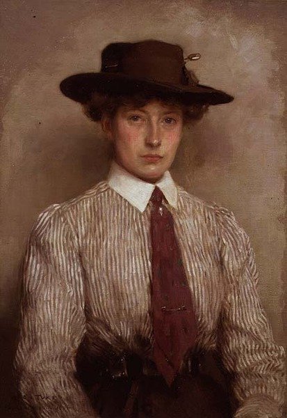 Ritratto di Mrs Hamilton da Henry Scott Tuke