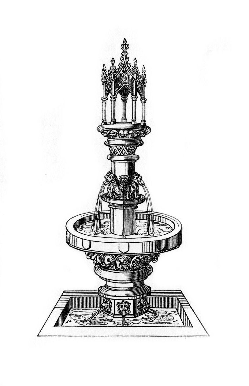 Fontana, 1470-1483, 1843 da Henry Shaw