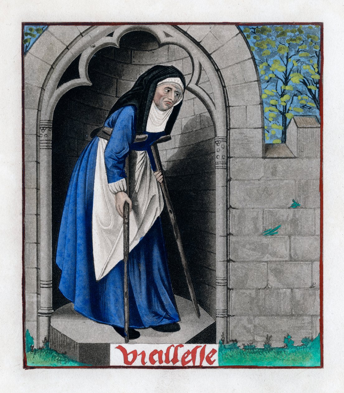 Vecchiaia, c1480, 1843 da Henry Shaw