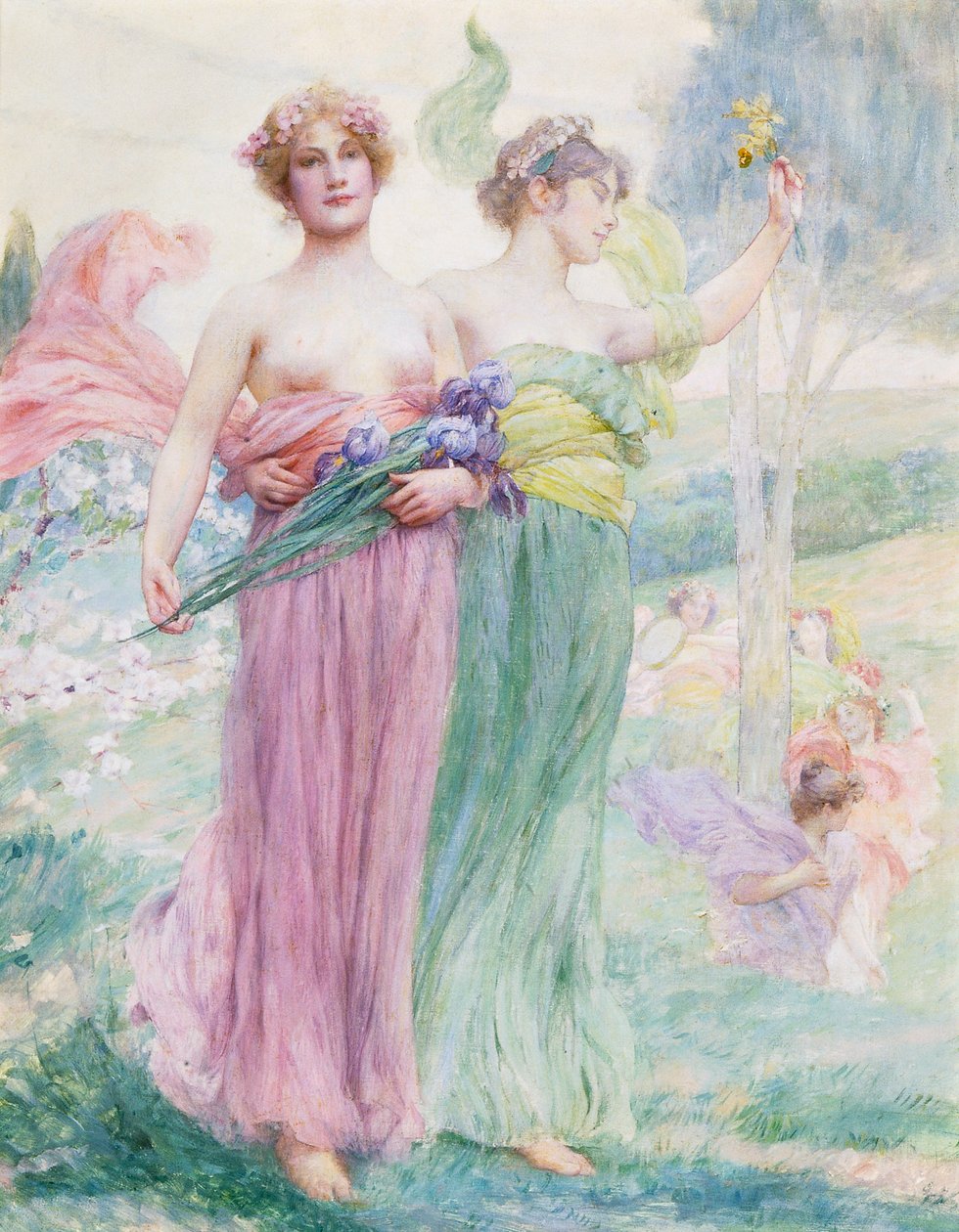 Floreale, c.1895-97 da Henry Siddons Mowbray