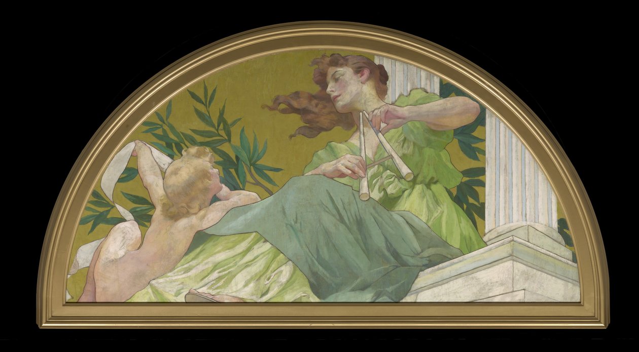Musa della musica, 1893 da Henry Siddons Mowbray