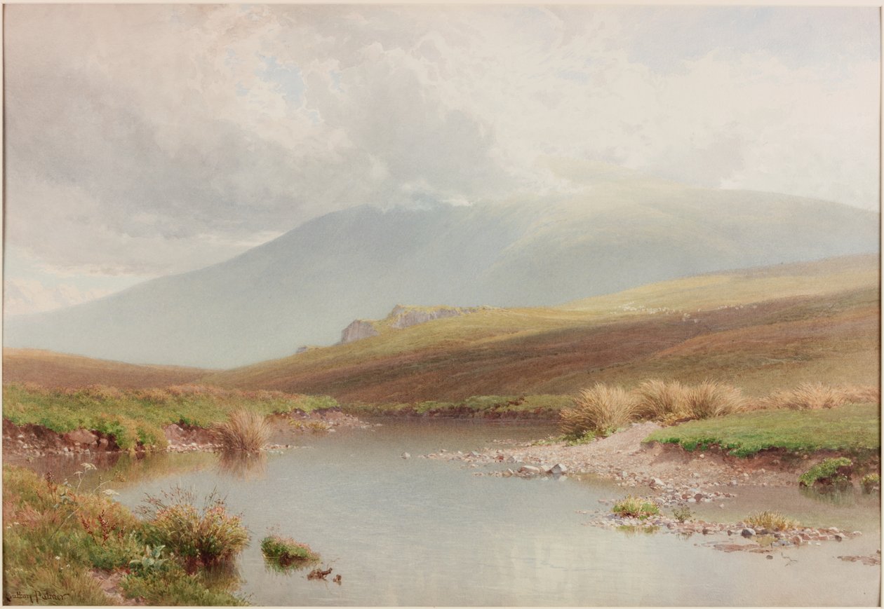 Paesaggio montuoso, fine XIX secolo da Henry Sutton Palmer