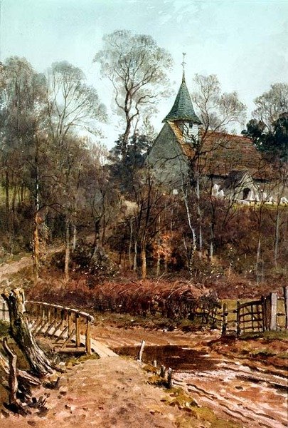 Intorno alla Mia Casa: Chiesa di Pyrford da Henry Sutton Palmer