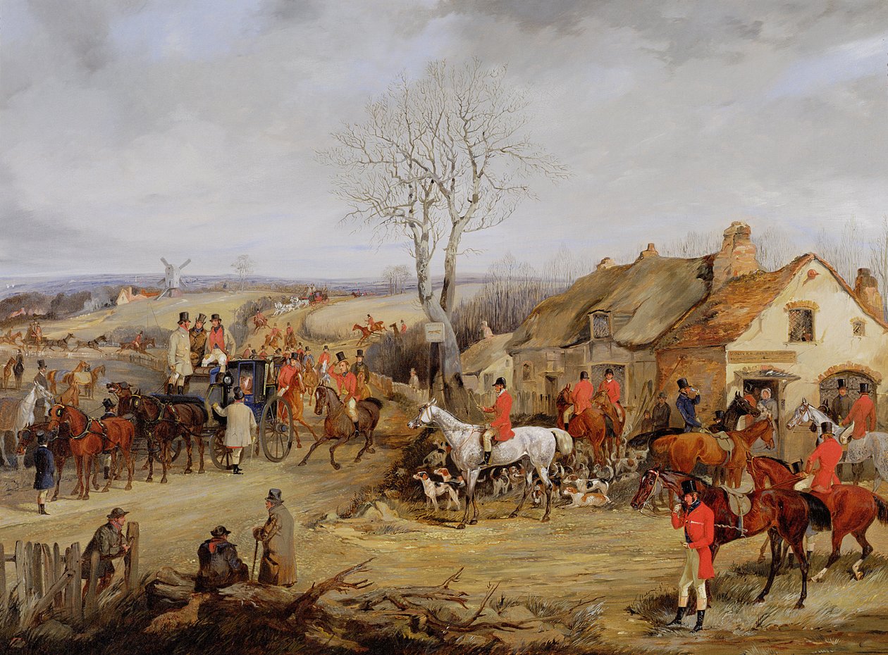 Scena di caccia, Il raduno da Henry Thomas Alken
