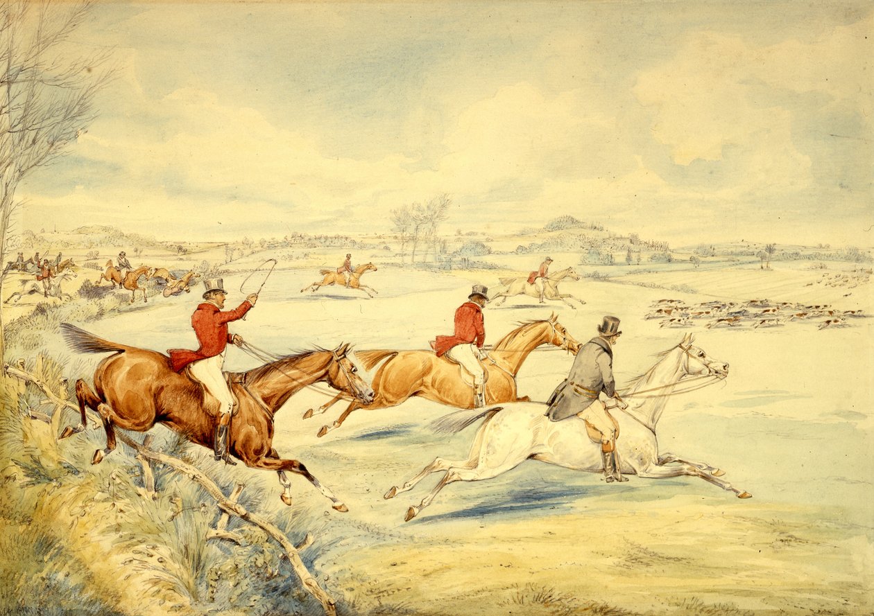 Scene di Caccia: Corsa Sfrenata da Henry Thomas Alken