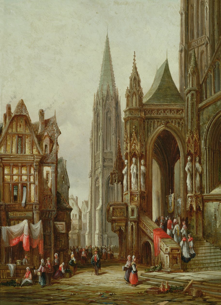 Processione ecclesiastica che entra in una cattedrale da Henry Thomas Schafer