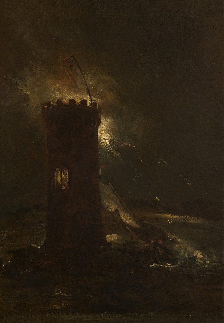 Torre di Tabley di Notte da Henry Thomson