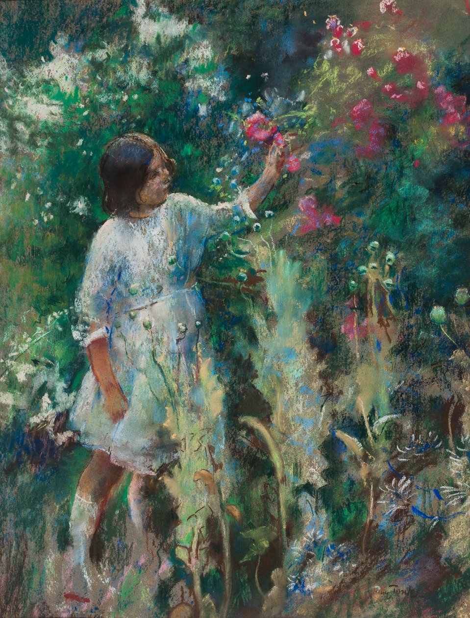 Nel giardino, c.1900 da Henry Tonks