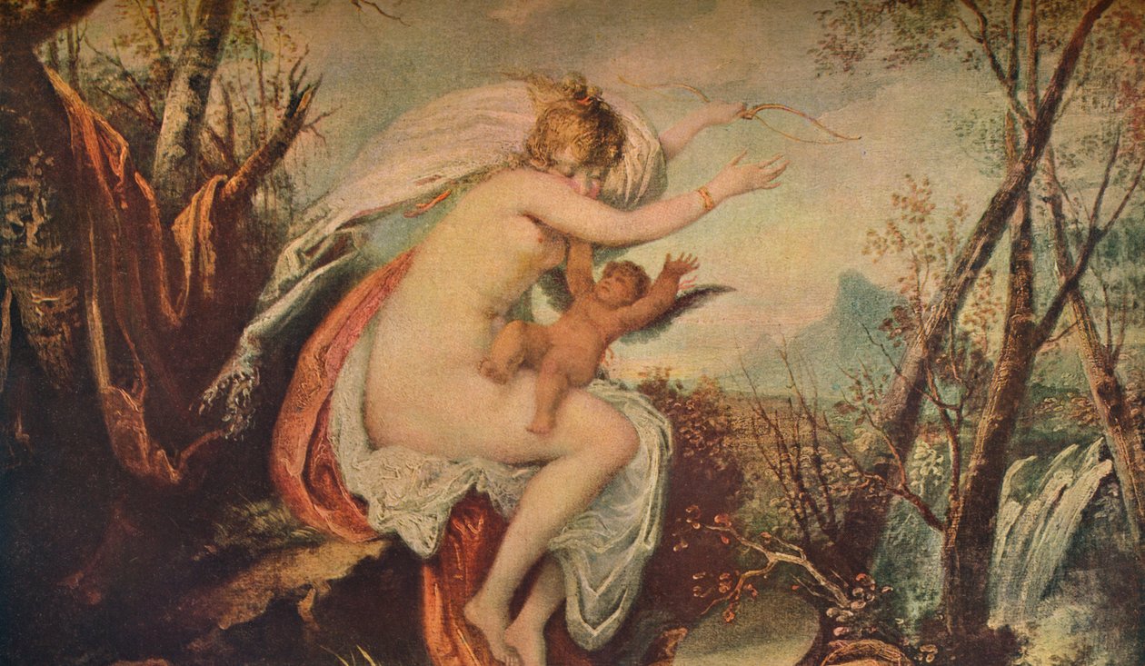 Venere e Cupido, 1914 da Henry Tresham