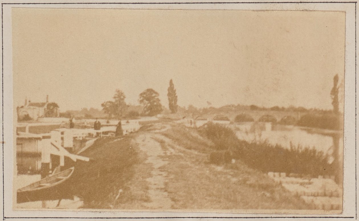 Chiusa e ponte di Chertsey da Henry W. Taunt