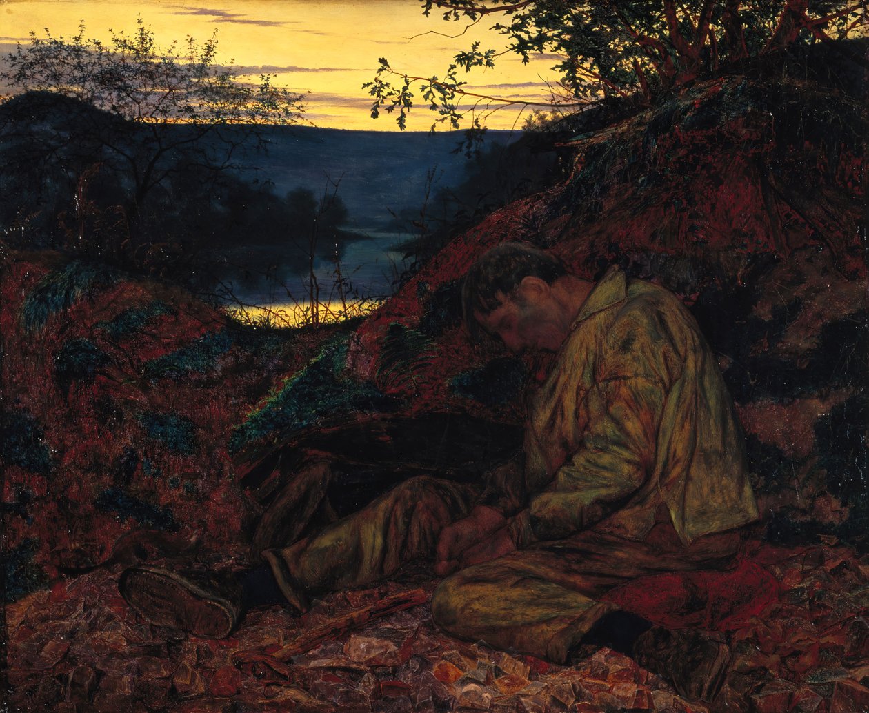 Il rompipietre, 1857 da Henry Wallis