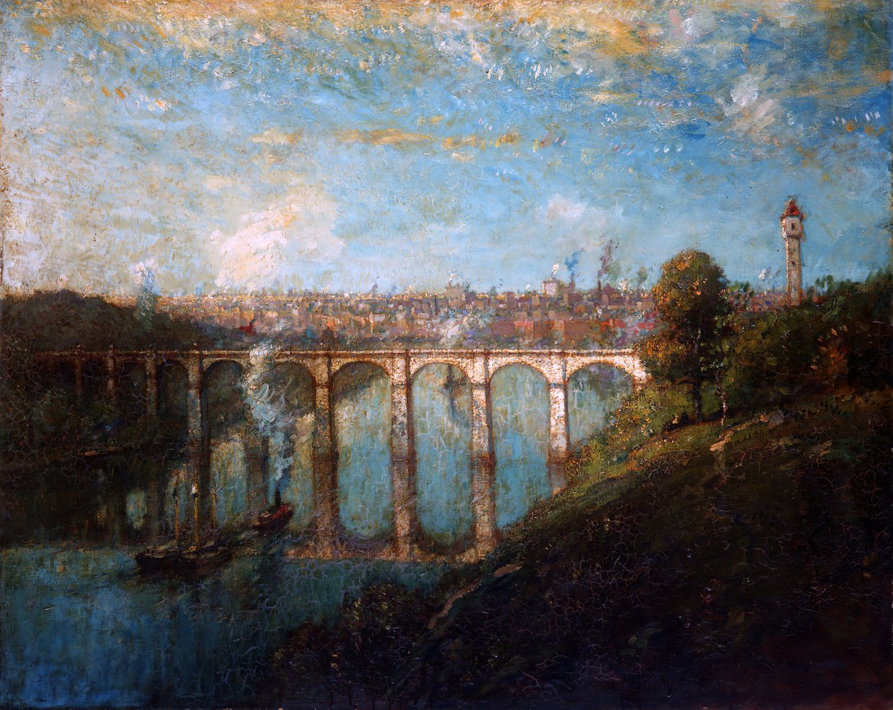 High Bridge, New York, 1905 da Henry Ward Ranger