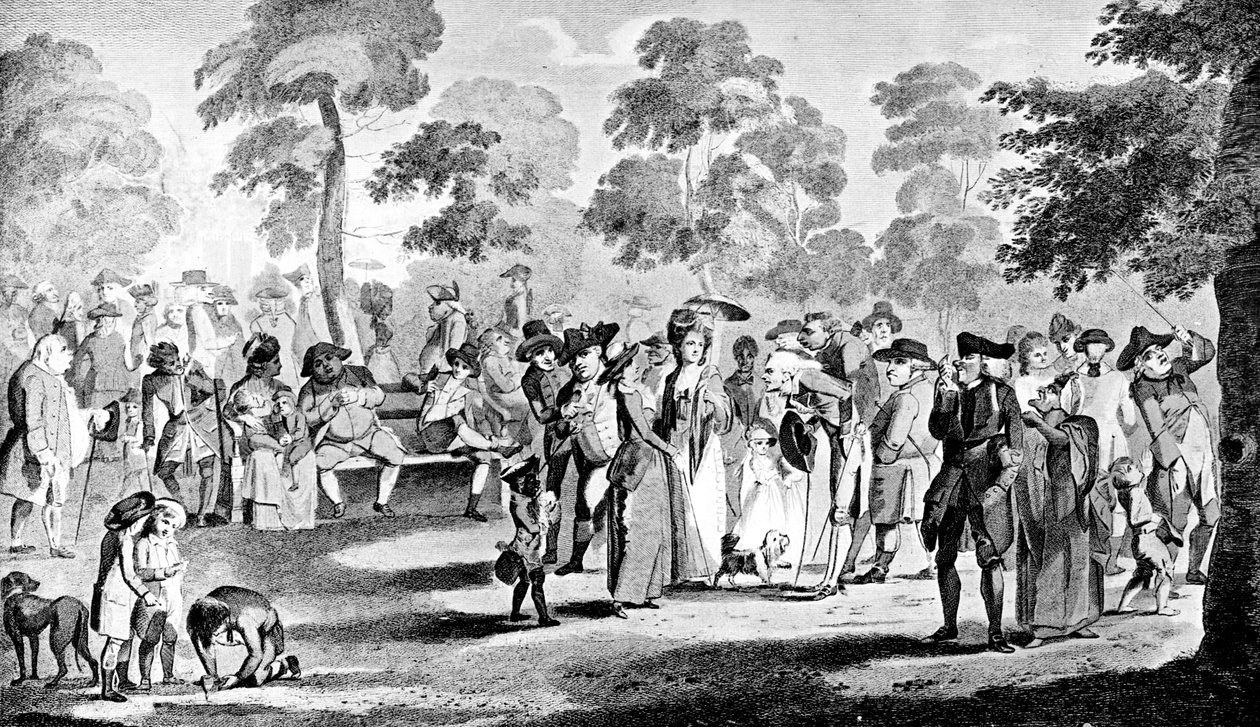 St James Park, 1783 da Henry William Bunbury