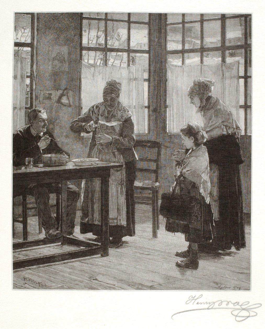 La carità da Henry Wolf