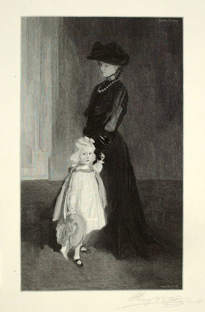 Christina (madre e figlia) da Henry Wolf