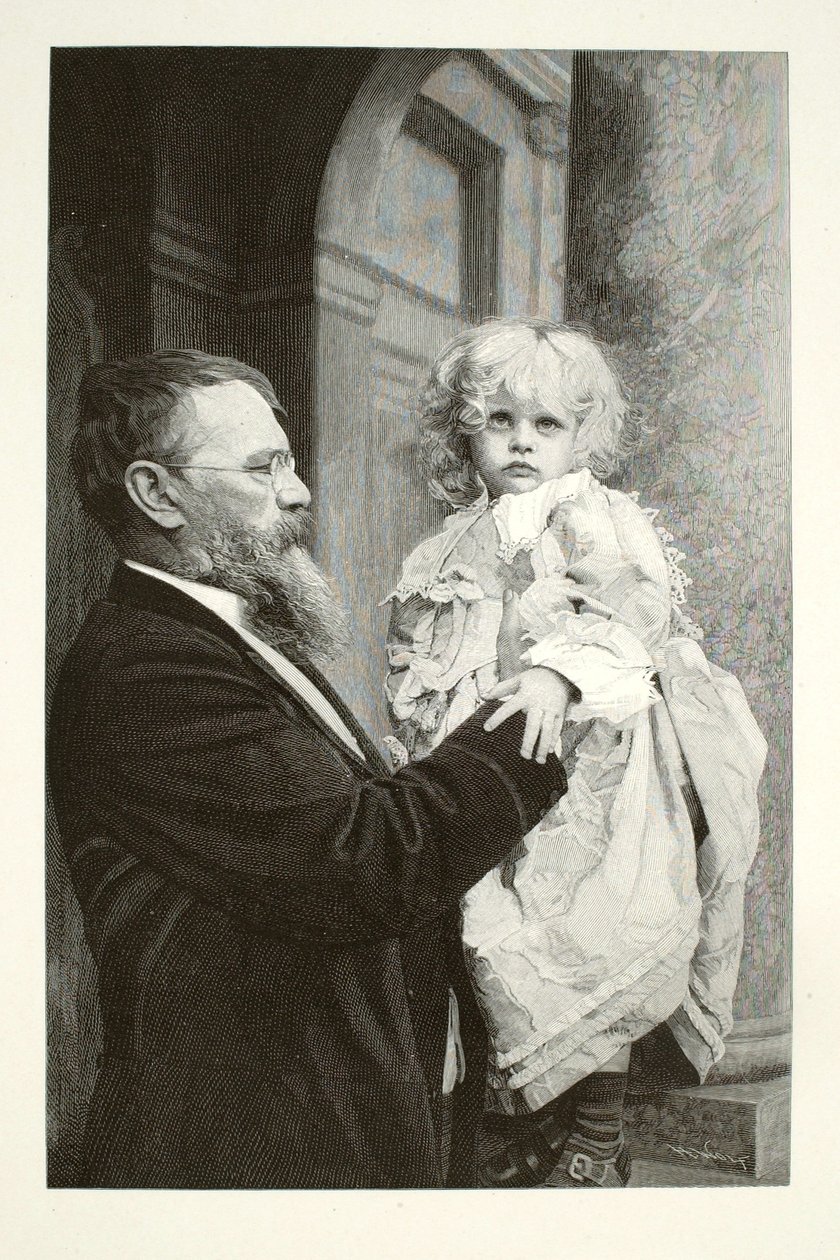 Lenbach e il suo bambino da Henry Wolf