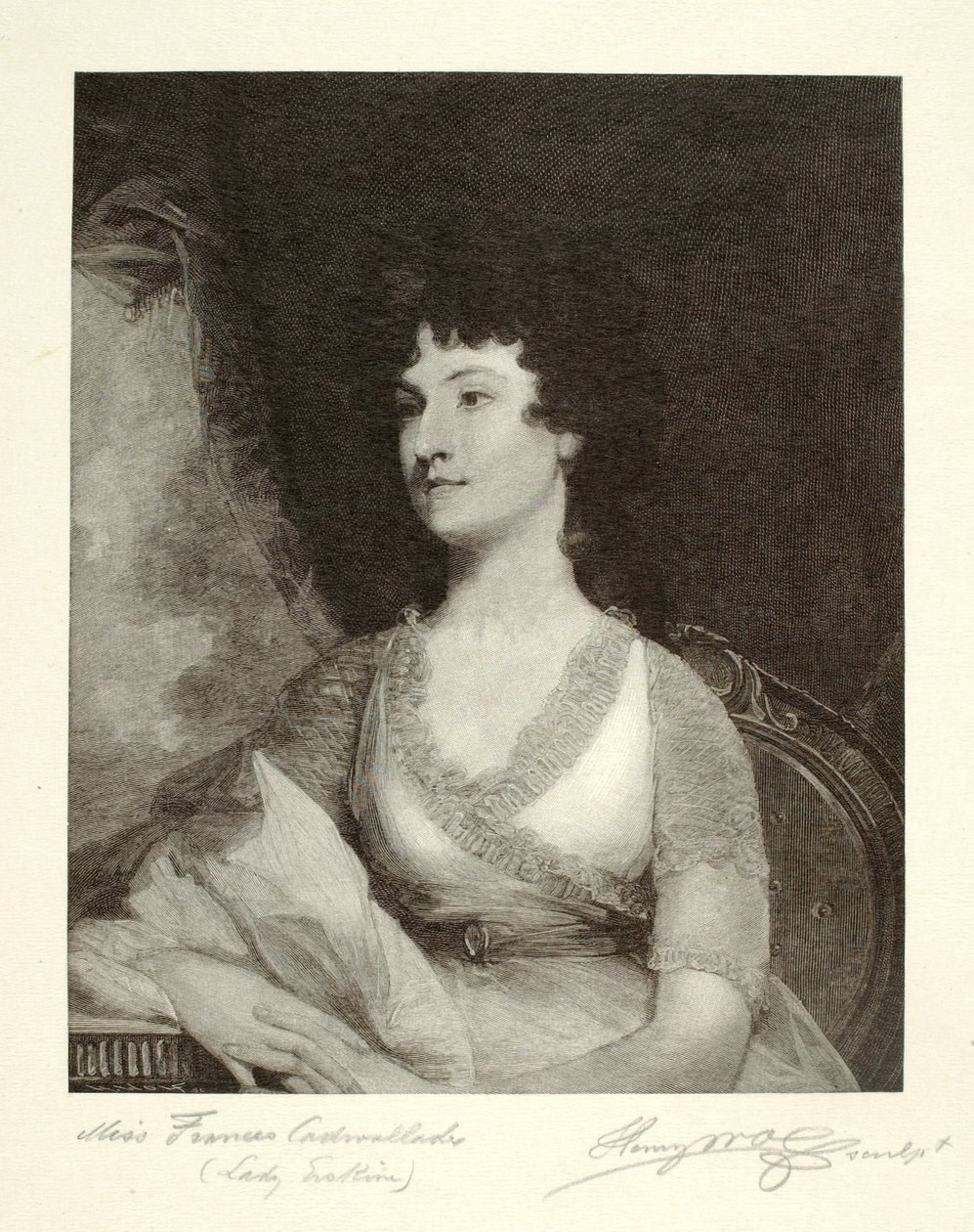 Miss Frances Cadwalader (Lady Erskine) da Henry Wolf