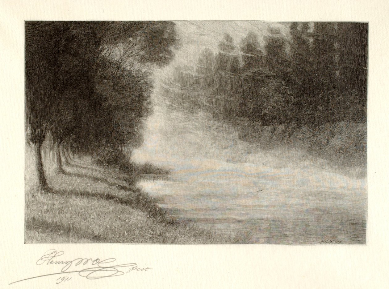 La dispersione delle nebbie (Morning Mists) da Henry Wolf