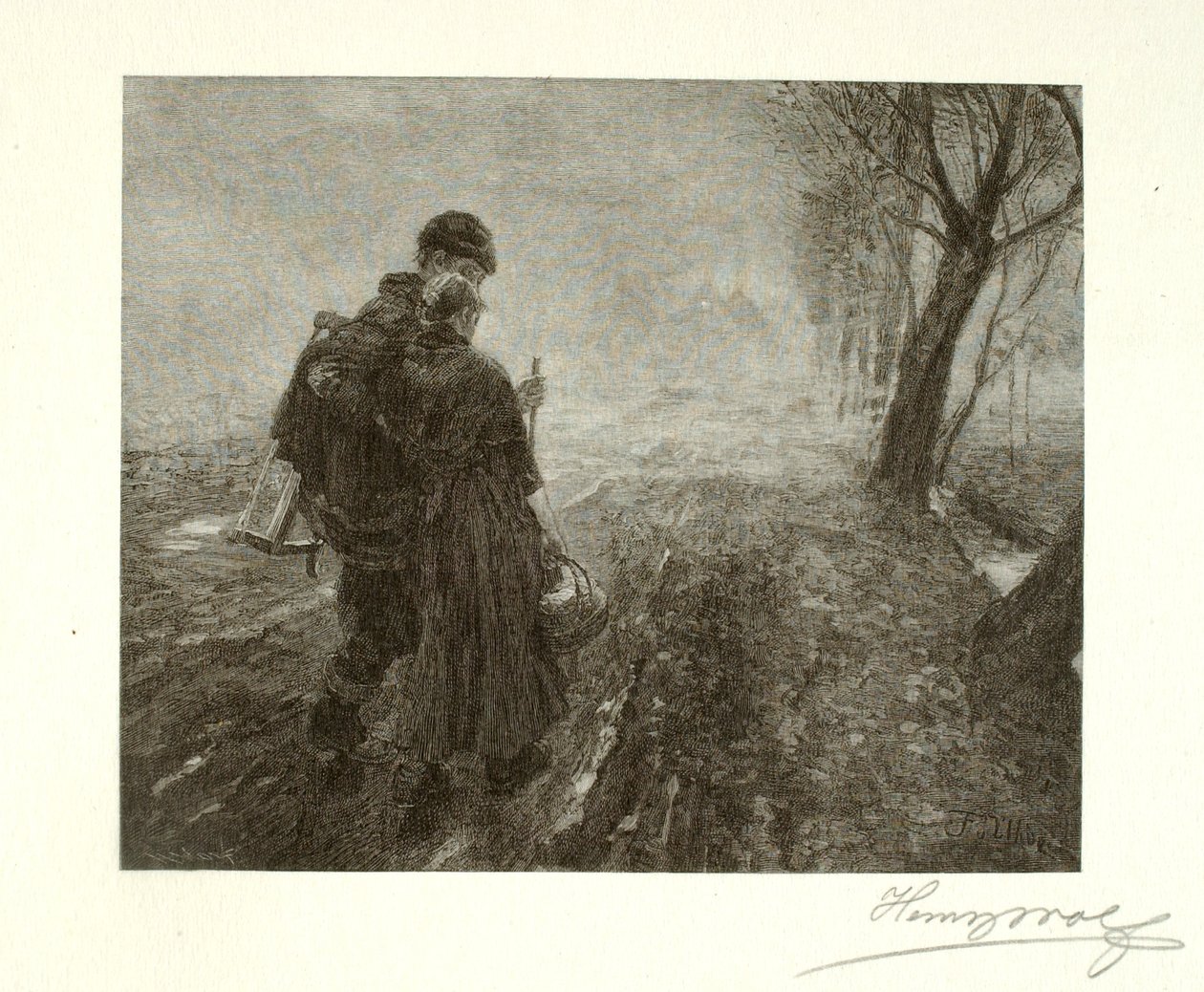 Il cammino verso Betlemme da Henry Wolf