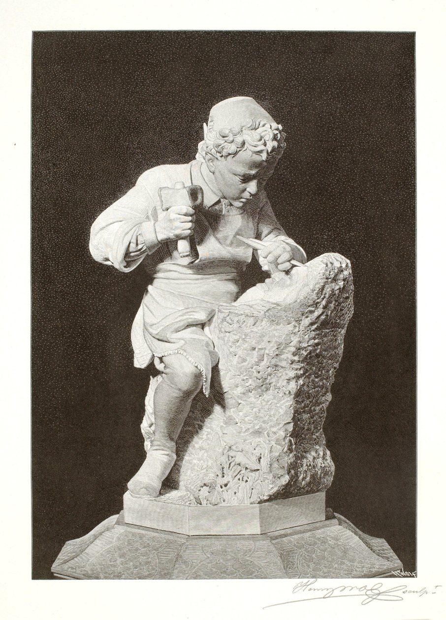 Il giovane Michelangelo da Henry Wolf