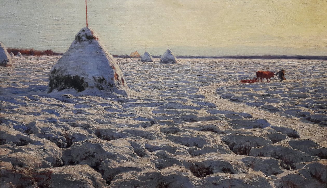 Paludi lituane sotto la neve. da Henryk Weyssenhoff