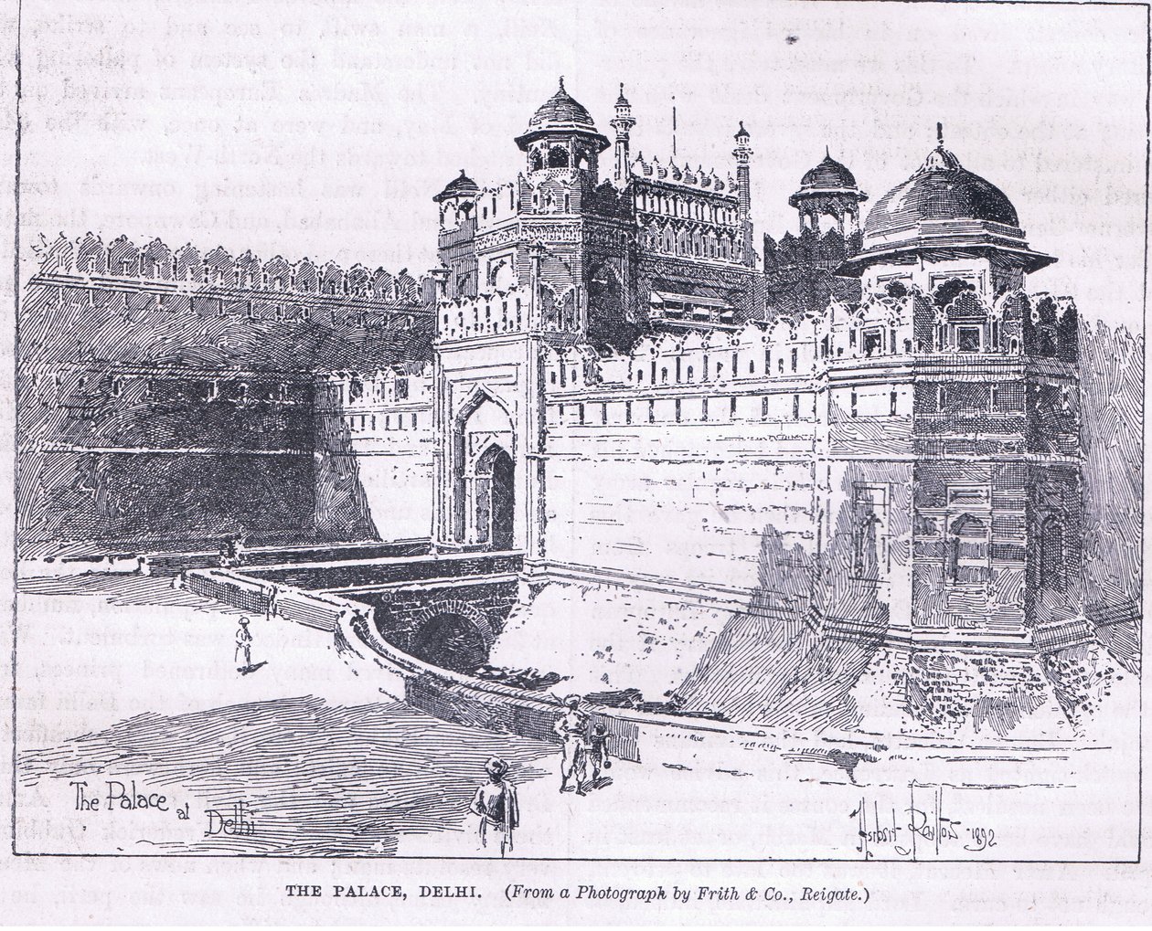 Il Palazzo, Delhi da Herbert Railton