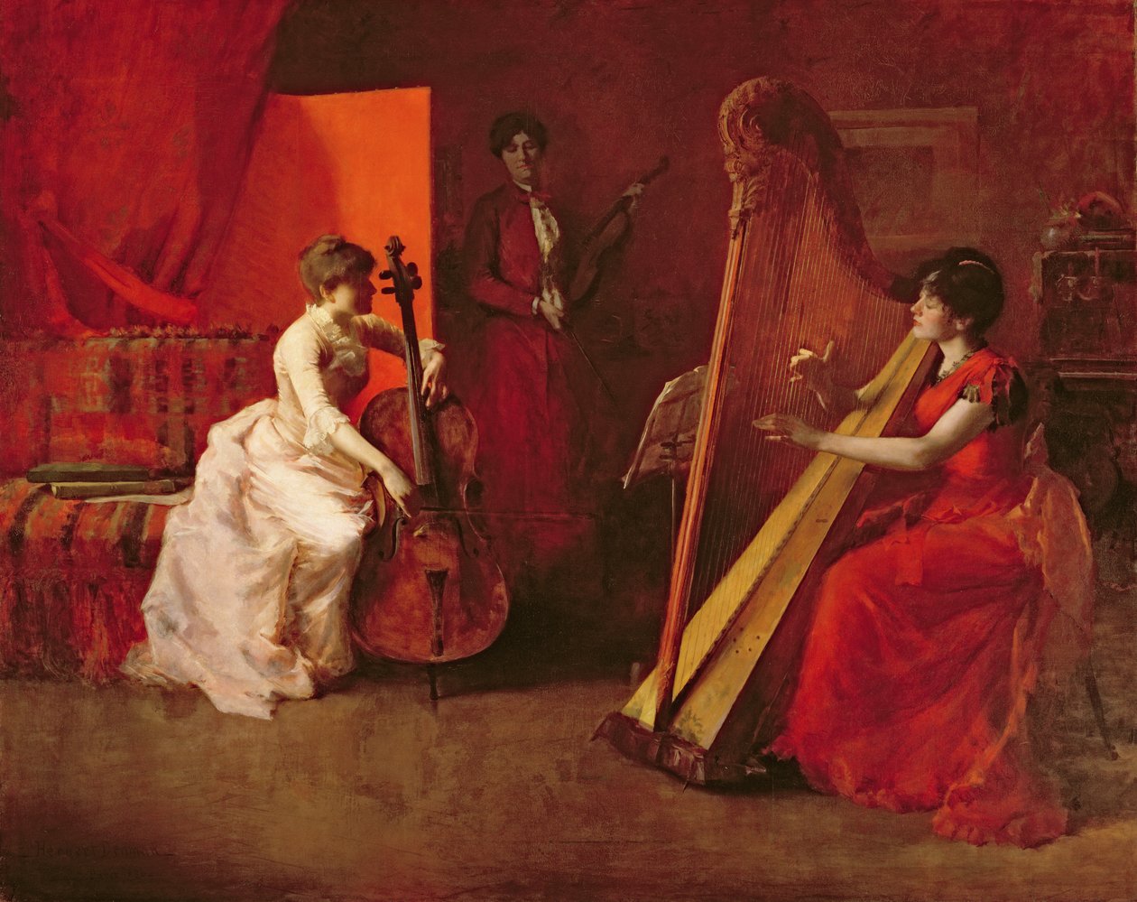 Il Trio, 1886 da Herbert A. Denman