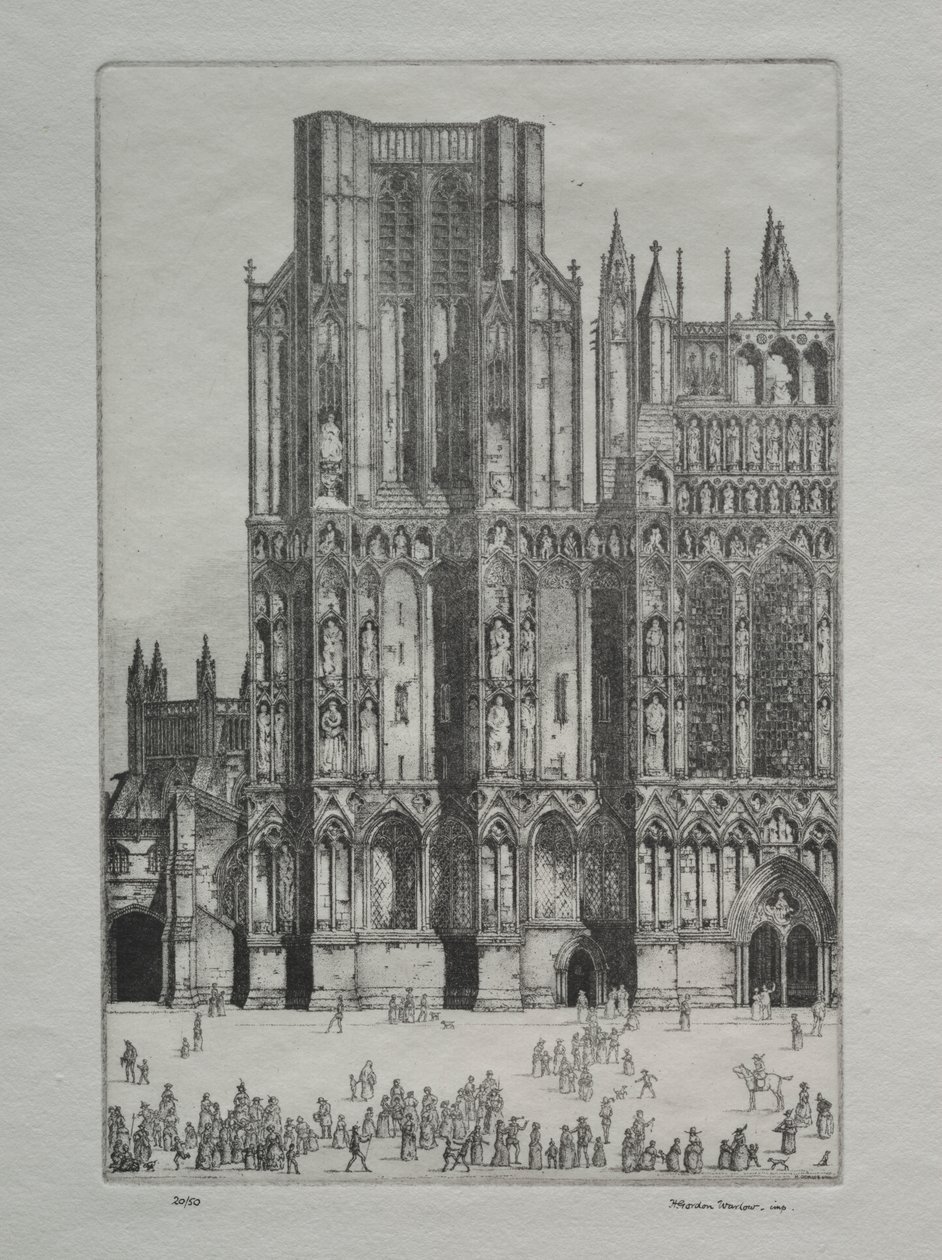 Cattedrale di Wells da Herbert Gordon Warlow