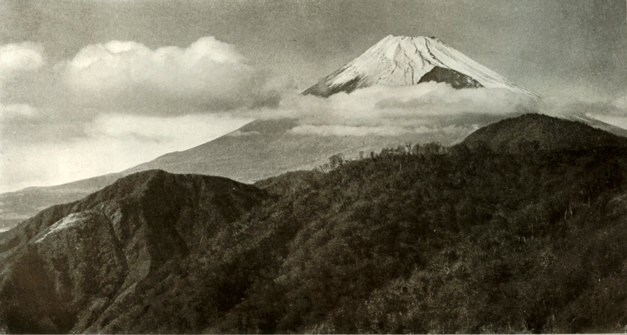 Monte Fuji, 1910 da Herbert Ponting