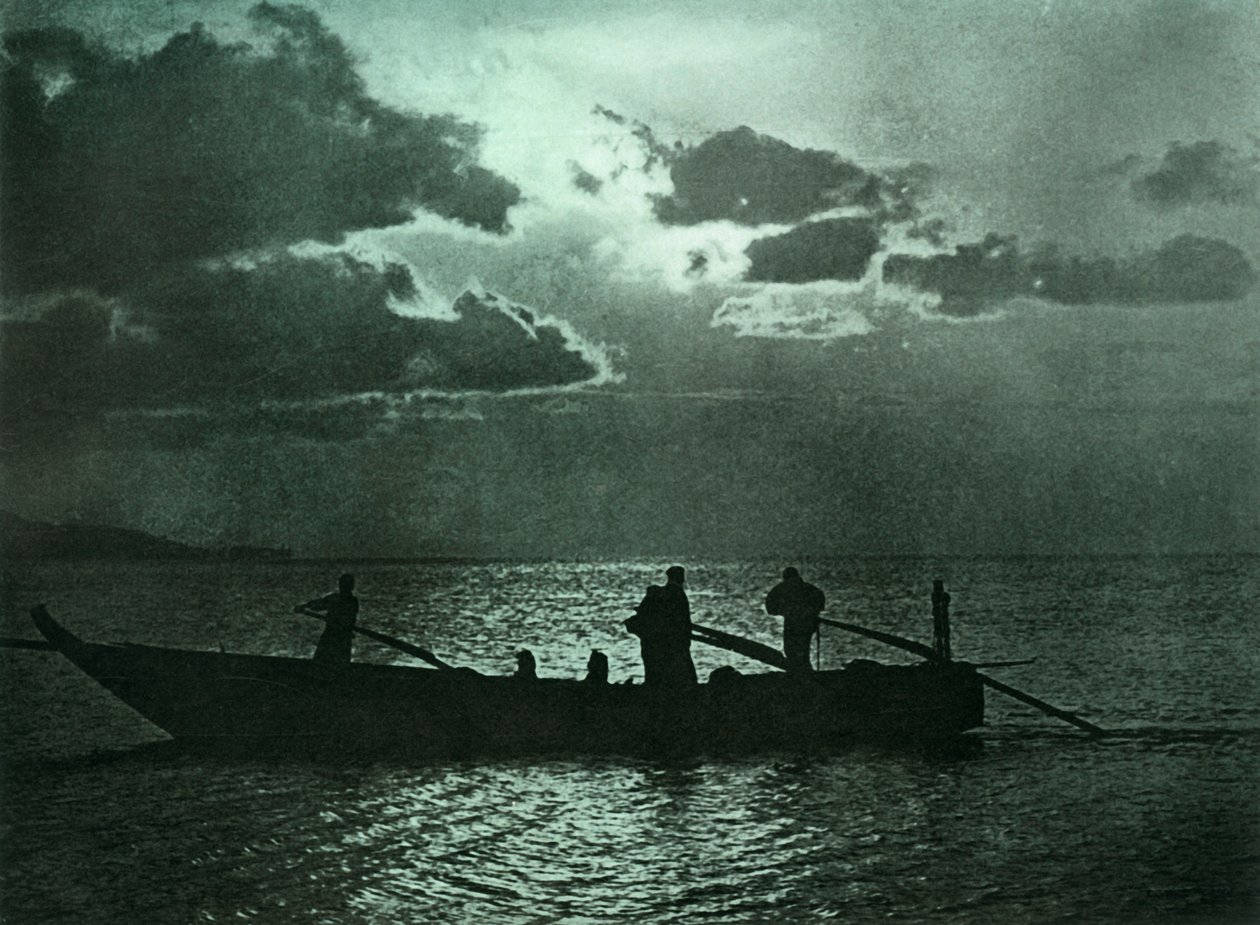 Chiaro di Luna a Shizu-Ura, 1910 da Herbert Ponting
