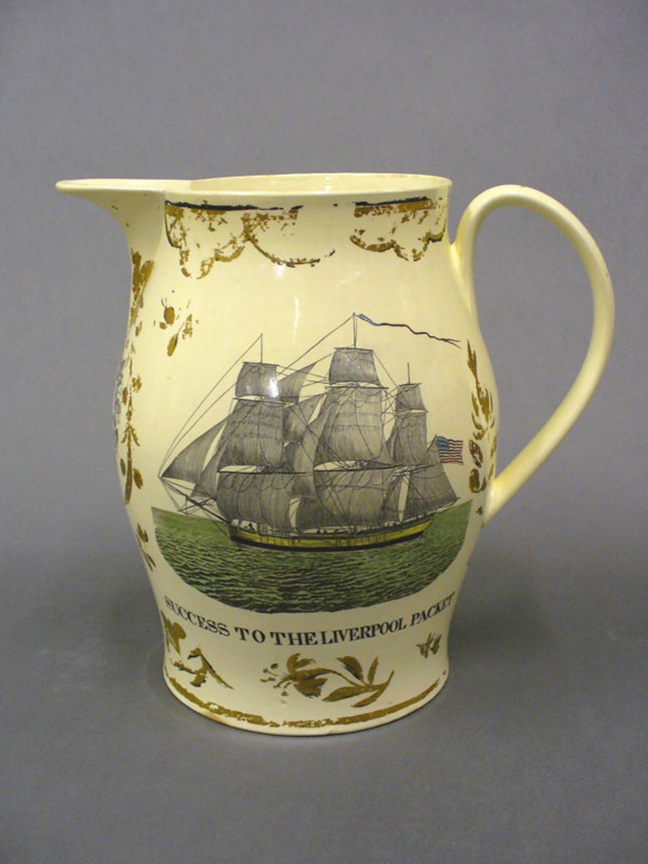 Brocca, 1800-10 da Herculaneum Pottery