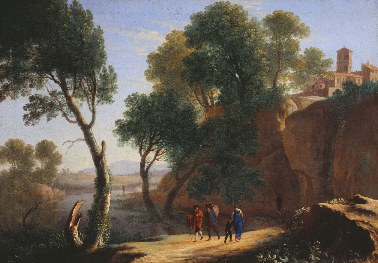 Paesaggio italiano da Herman van Swanevelt
