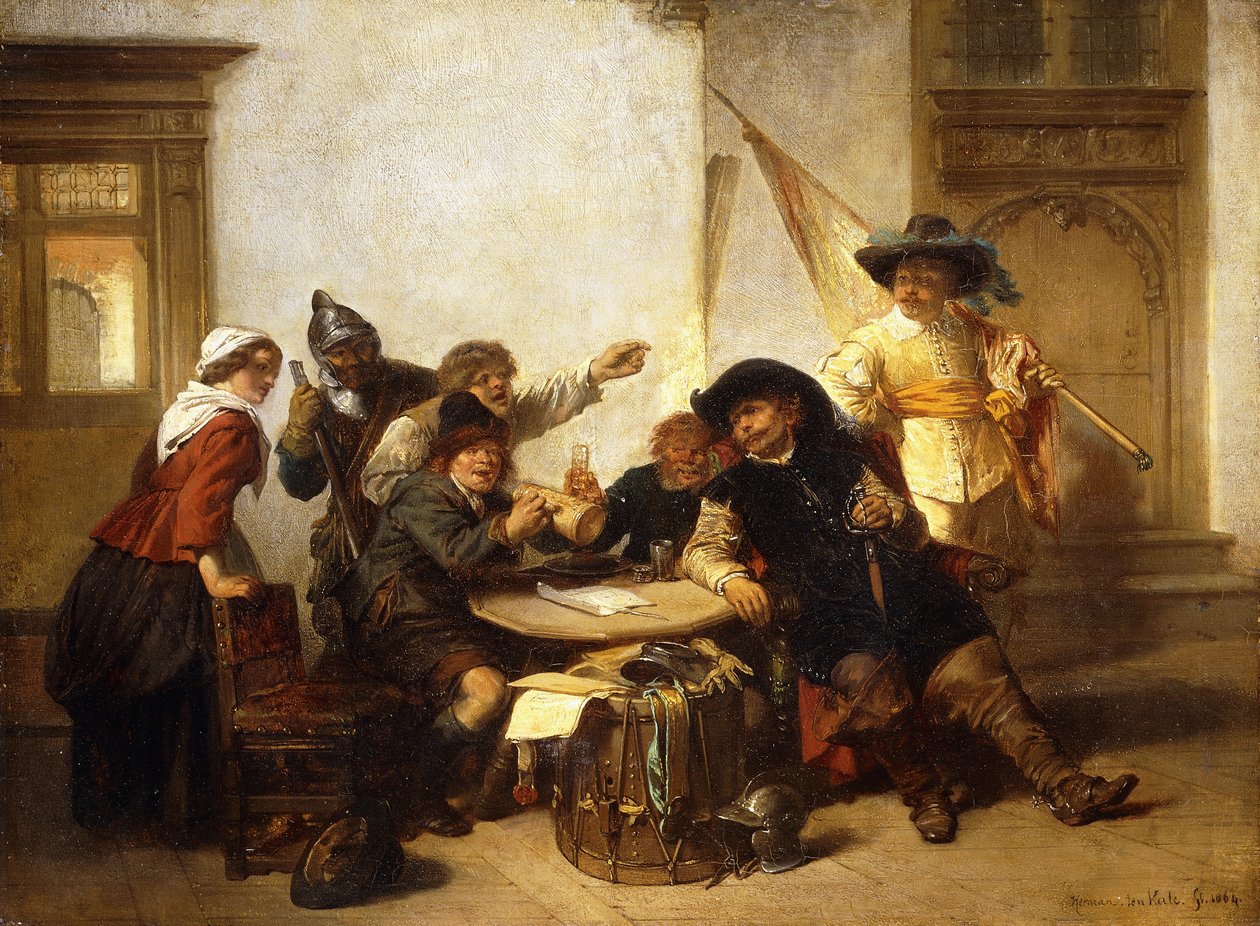 La sala delle guardie da Herman Frederick Carel Ten Kate