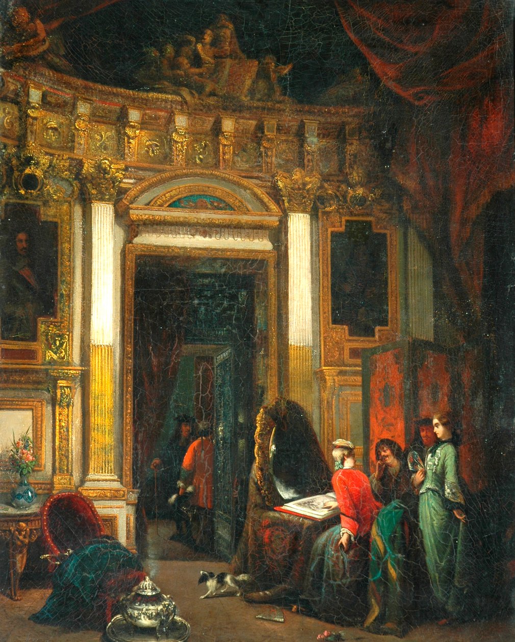 Interno con figure da Herman Frederik Carel Tenkate