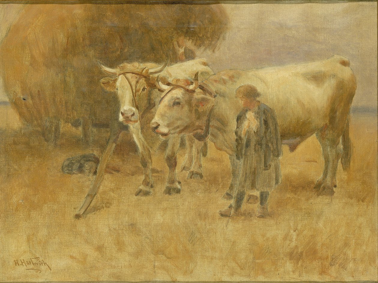 Bozzetto per I mietitori da Herman Hartwich