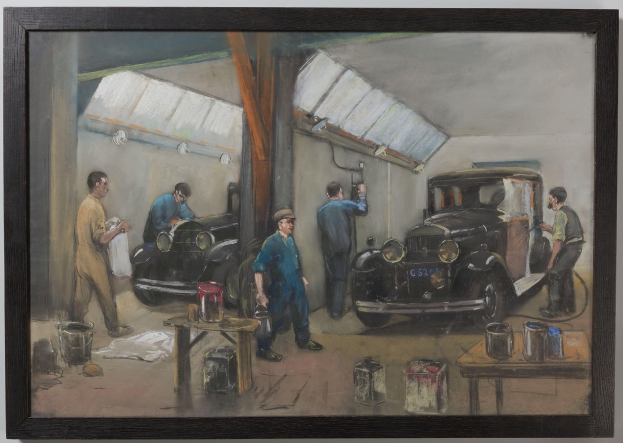 Officina automobilistica della Amsterdamsche Rijtuig Maatschappij (ARM) da Herman Heijenbrock