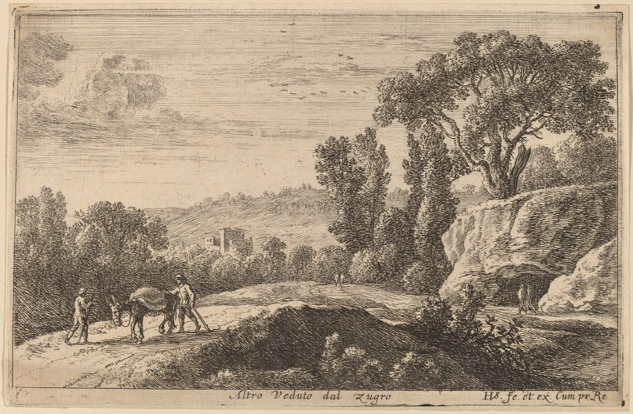 Seconda vista di Zugro da Herman van Swanevelt