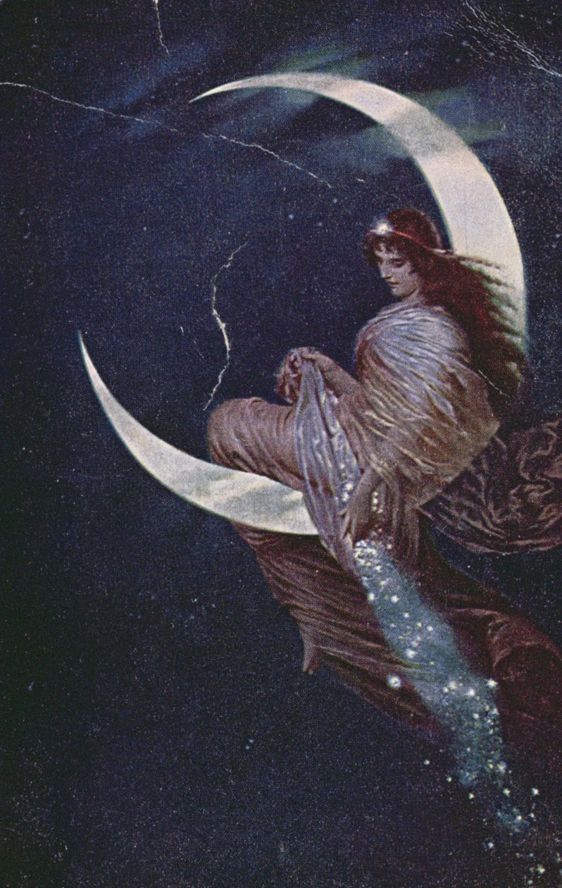 La fata della luna da Hermann Kaulbach