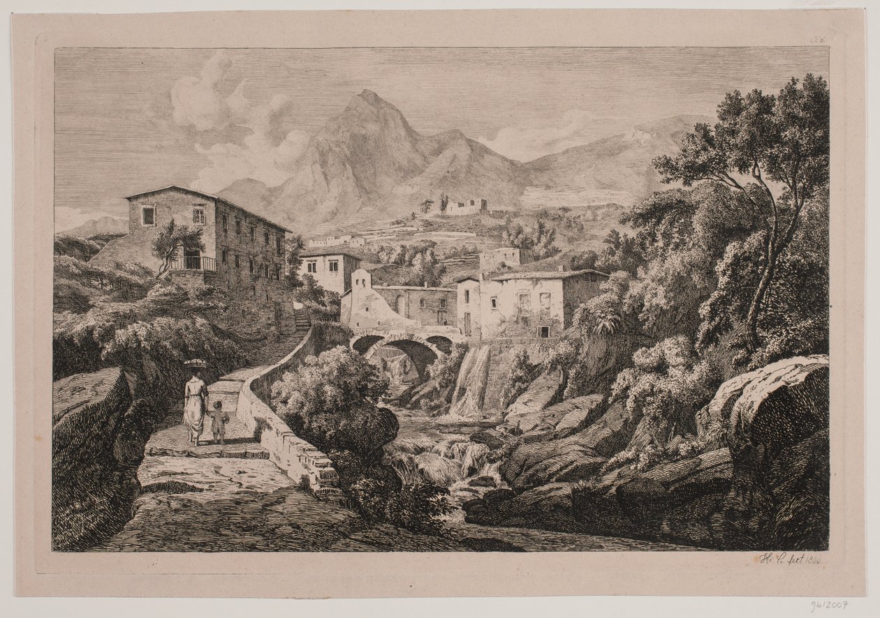 Stagno del mulino ad Amalfi da Hermann Carmiencke