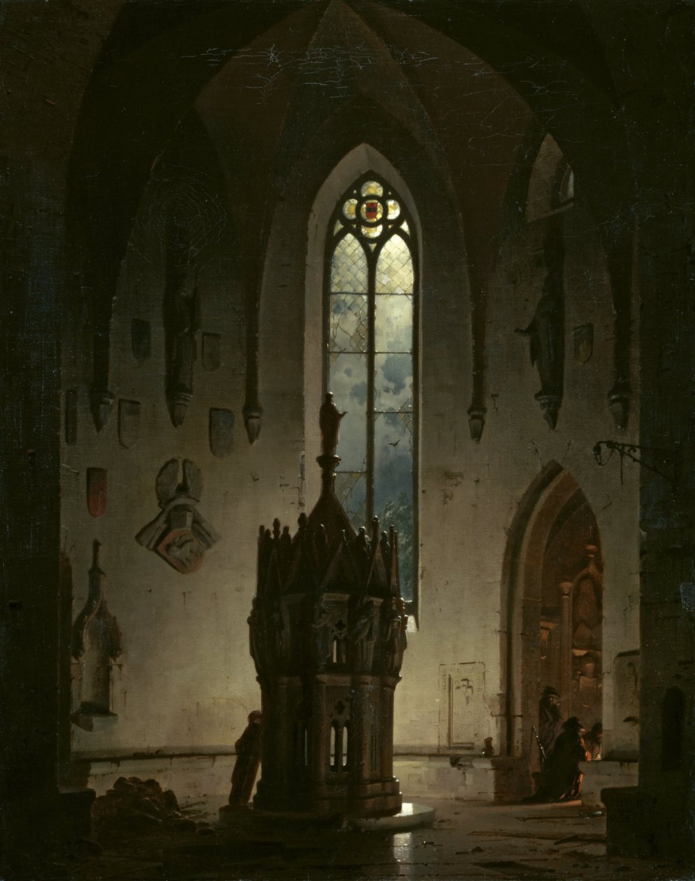 Cappella in rovina da Hermann Dyck