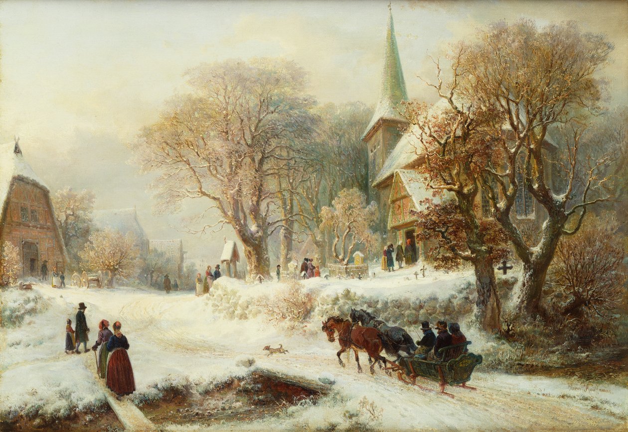 Andando in chiesa da Hermann Kauffmann