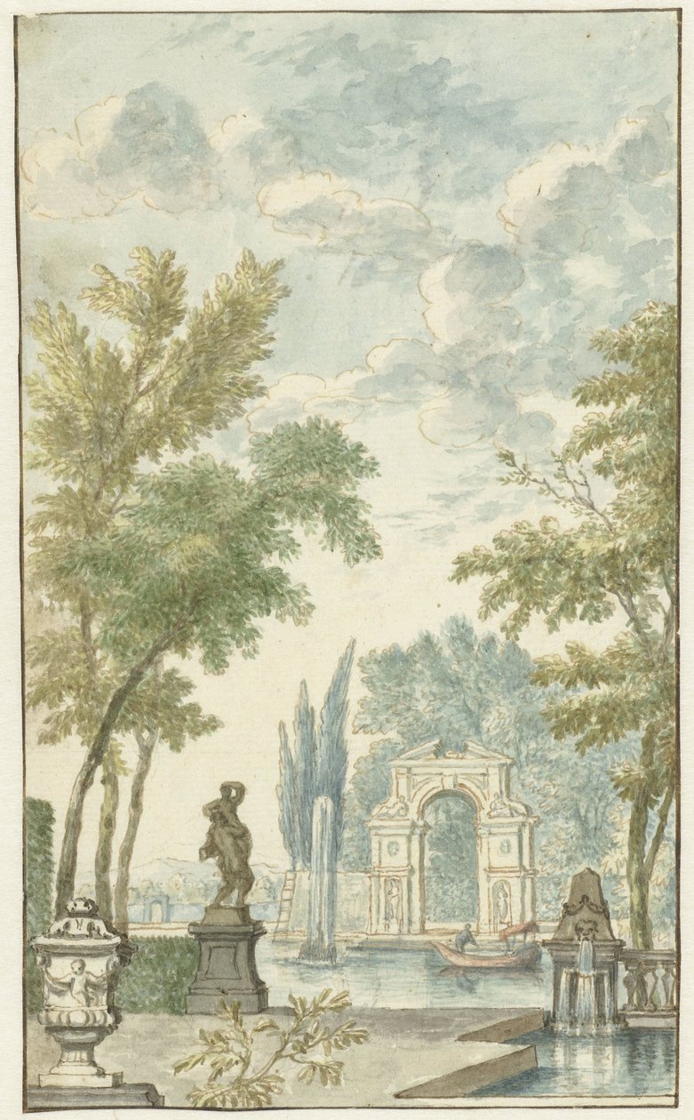 Giardino con specchio d