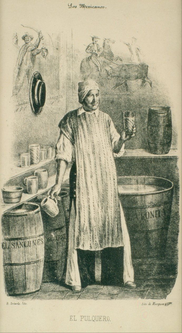 Il venditore di pulque da Hesiquio Iriarte