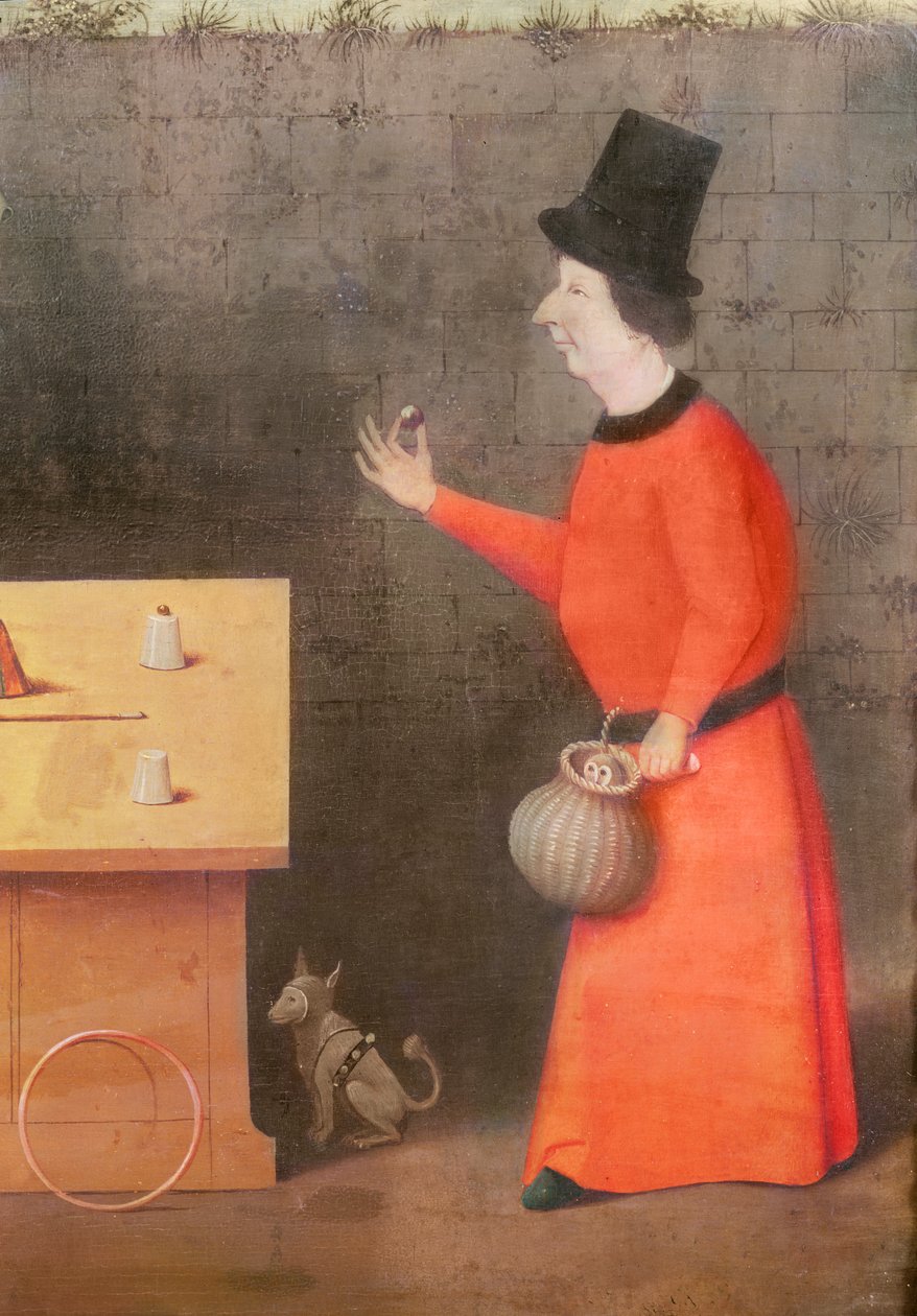 Il Mago (dettaglio) da Hieronymus Bosch