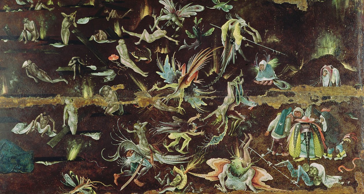 Il Giudizio Universale, c.1504 (dettaglio) da Hieronymus Bosch