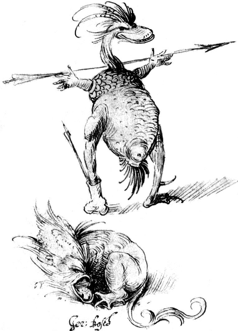Due mostri da Hieronymus Bosch