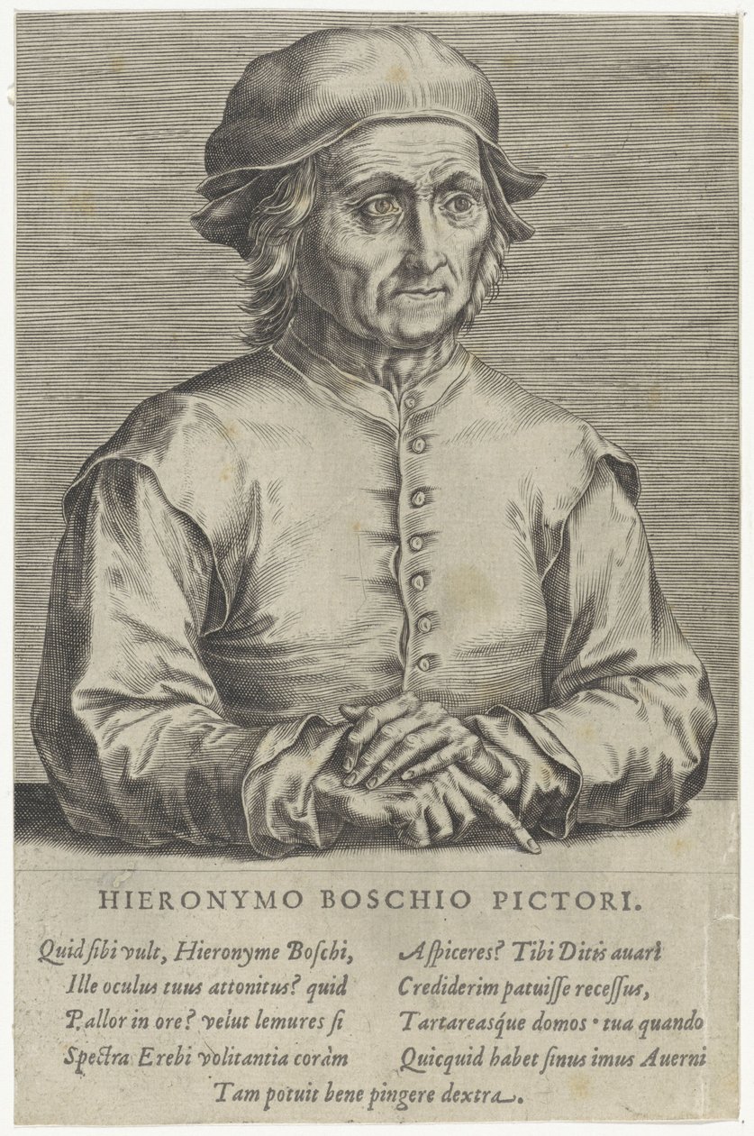 Ritratto di Hieronymus Bosch da Hieronymus (after) Bosch