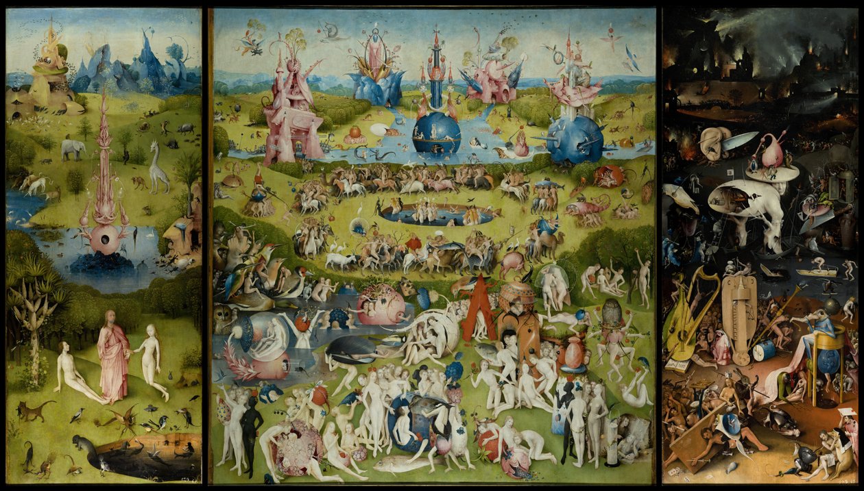 Il Giardino delle Delizie, 1490-1500 da Hieronymus Bosch