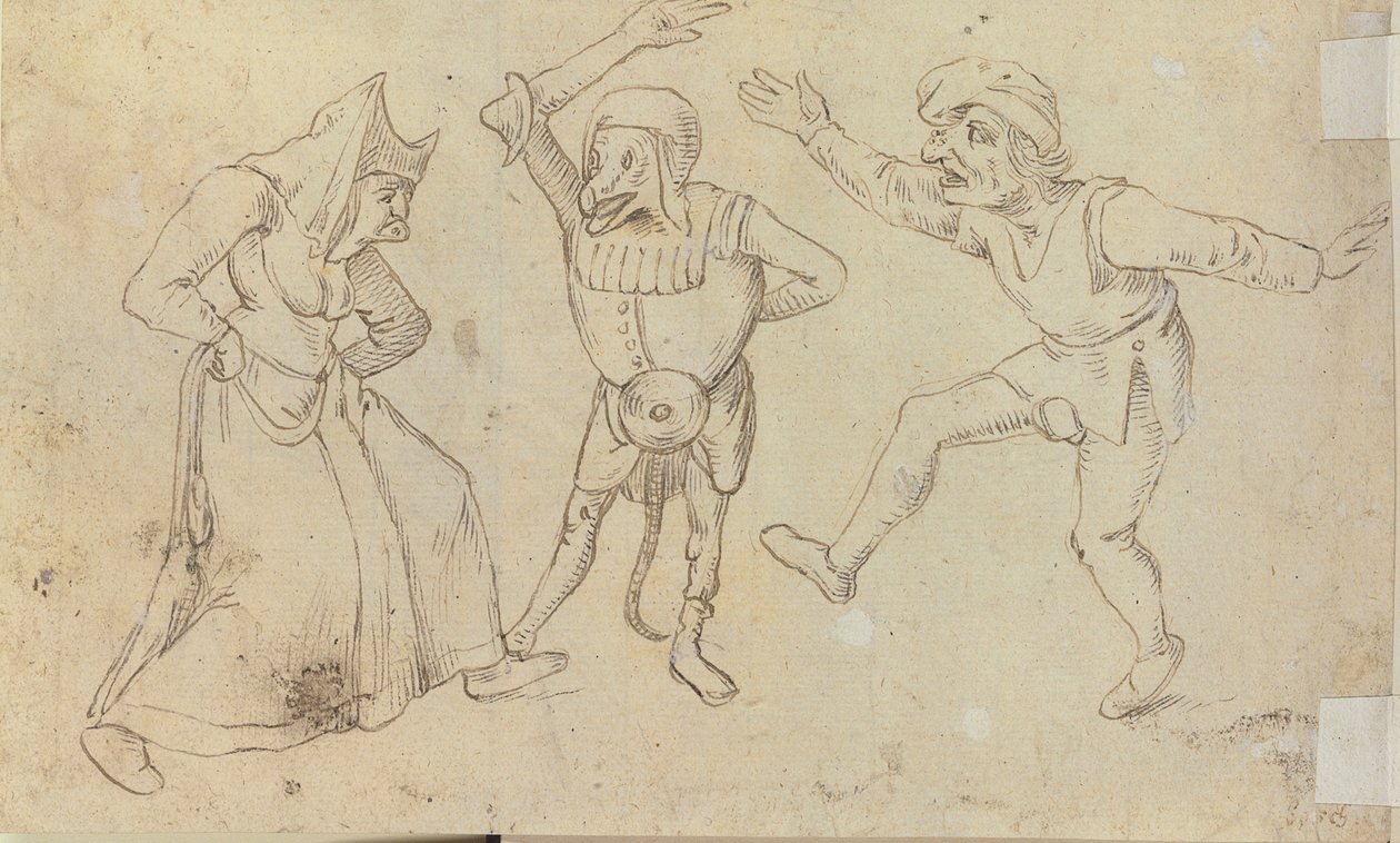 Tre Figure Danzanti da Hieronymus Bosch