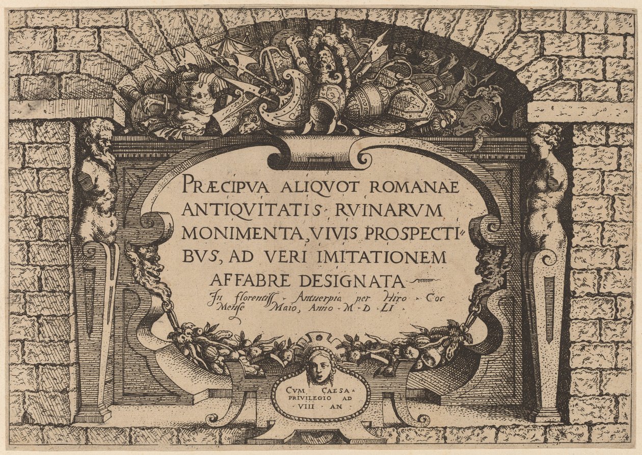 Pagina del Titolo da Hieronymus Cock
